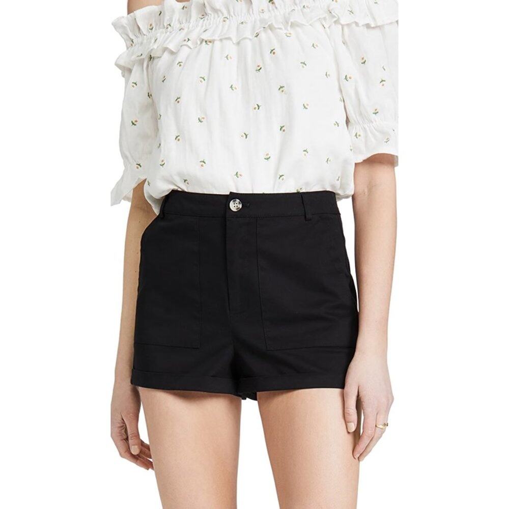 New BB Dakota By Steve Madden Field Research Shorts in Black Women's Size 2